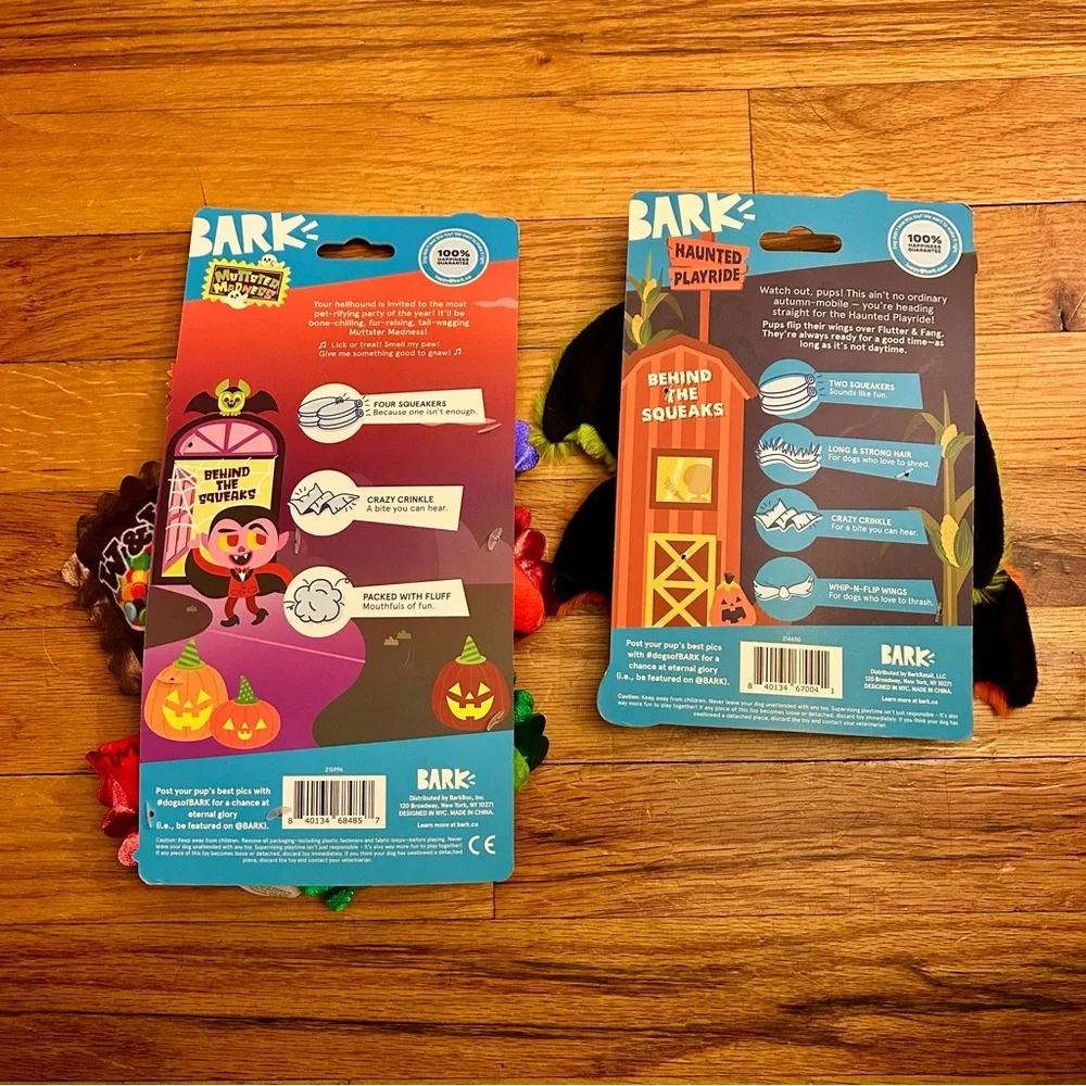 Bark Halloween Dog Toys Bundle
